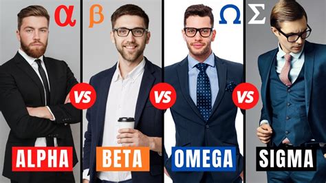 alpha male vs beta sigma.